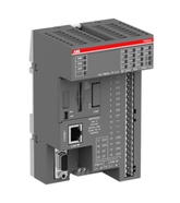 ABB PM554-TP-ETH AC500 Programmable Logic Controller with 8DI/6DO-T, Ethernet, 24VDC, 1x RS485, 2x option slots.